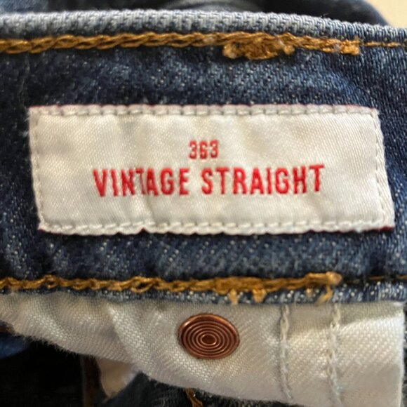 Lucky Brand 363 Vintage Straight Medium Wash Denim Jeans Size 36x30 Blue AN EXC - Picture 8 of 12